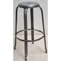 Vintage industrial banhado a metal Bar Stool